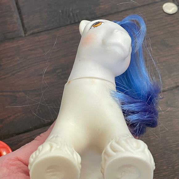 My Little Pony Big Brother Chief Fire Fighter Hat Bandana Comb VTG 1987 G1 MLP - Picture 9 of 16